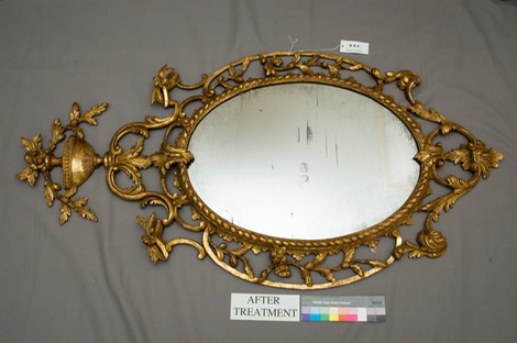 Gilded Mirror Conservation